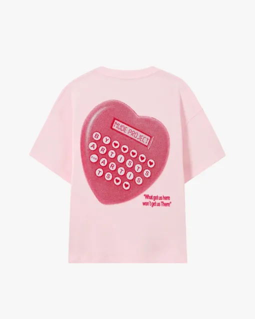 Camiseta Calculator Rosa