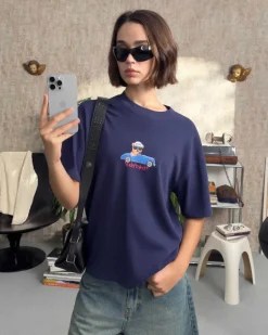 Camiseta Hot Azul Marino