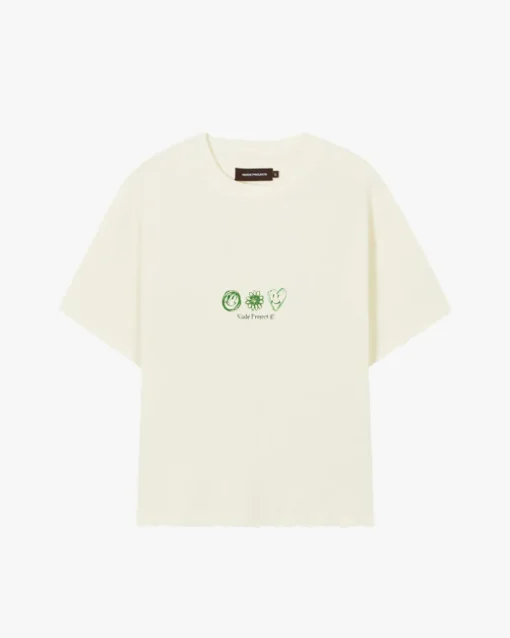 Camiseta Jarrón Blanco Crema