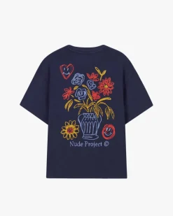 Camiseta Jarron Azul Marino