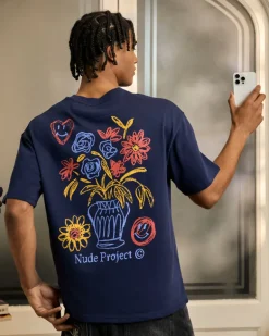 Camiseta Jarron Azul Marino