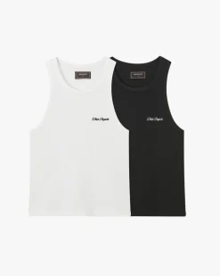 Camiseta Tirantes Ss24 Blanco/Negro