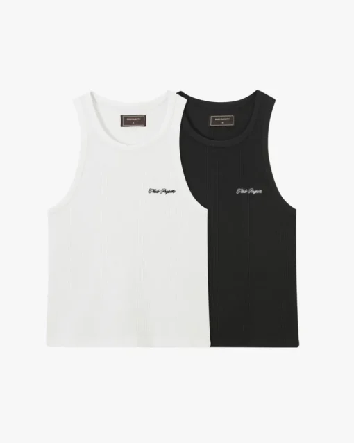 Camiseta Tirantes Ss24 Blanco/Negro