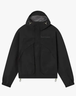 Chaqueta Cortavientos Milestones Negra