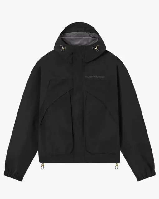 Chaqueta Cortavientos Milestones Negra