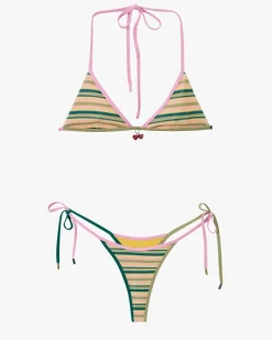 Costa Bikini Top Stripes