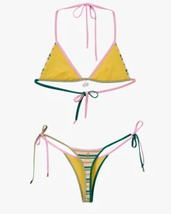Costa Bikini Top Stripes
