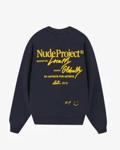 Crewneck Global Soon Azul Marino