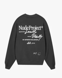 Crewneck Global Soon Gris Oscuro