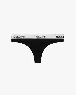 Essential Thong Black