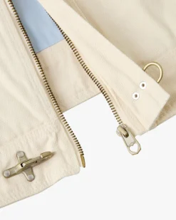 Heavy Canvas Trucker Jacket Offwhite