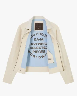 Heavy Canvas Trucker Jacket Offwhite