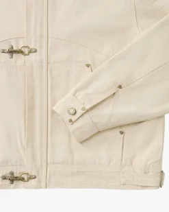 Heavy Canvas Trucker Jacket Offwhite