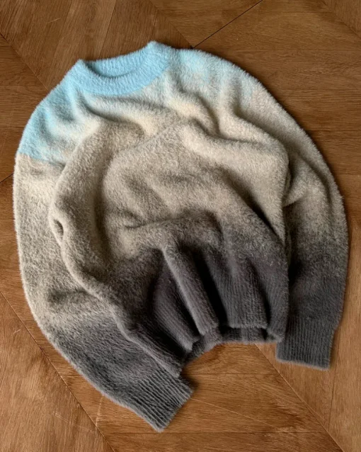 Jersey Gradient Cozy Azul Cielo