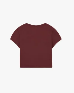 Peach Top Burgundy