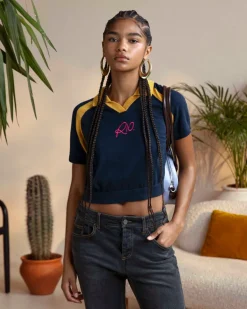 R10 Knit Polo Navy