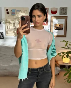 Strass Top Pink