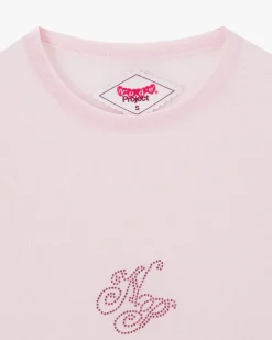 Strass Top Pink