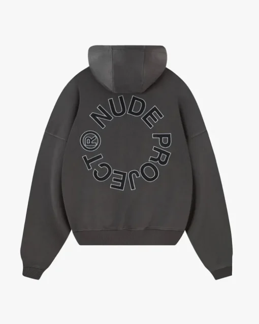 Sudadera Boxy Kory Gris Oscuro