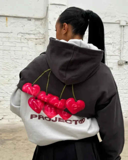 Sudadera Cherry Gris Oscuro