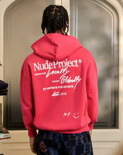 Sudadera Con Cremallera Global Soon Frambuesa