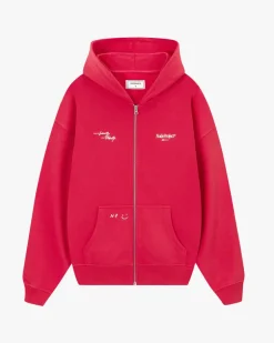 Sudadera Con Cremallera Global Soon Frambuesa