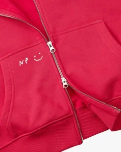 Sudadera Con Cremallera Global Soon Frambuesa