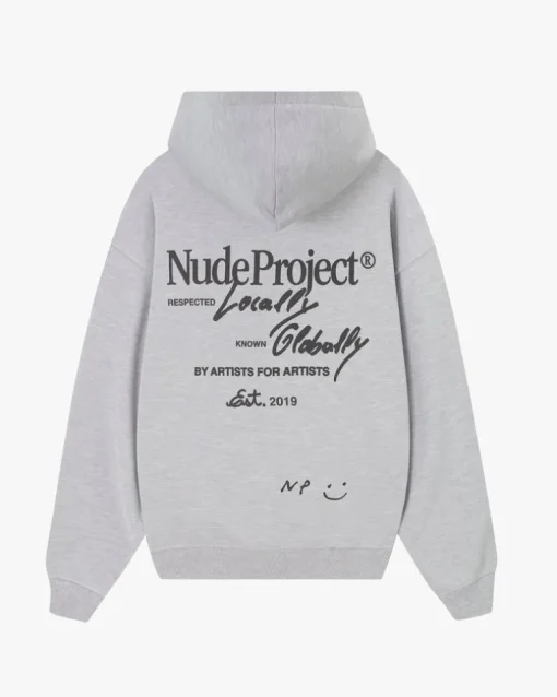Sudadera Con Cremallera Global Soon Gris