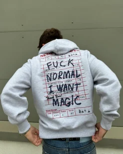 Sudadera Fuck Normal Gris