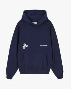 Sudadera Love SD Azul Marino Washed