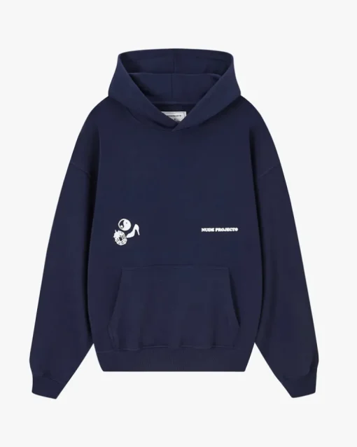 Sudadera Love SD Azul Marino Washed