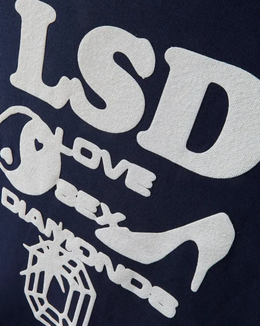 Sudadera Love SD Azul Marino Washed