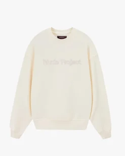 Sudadera Sin Capucha Blanco Crema