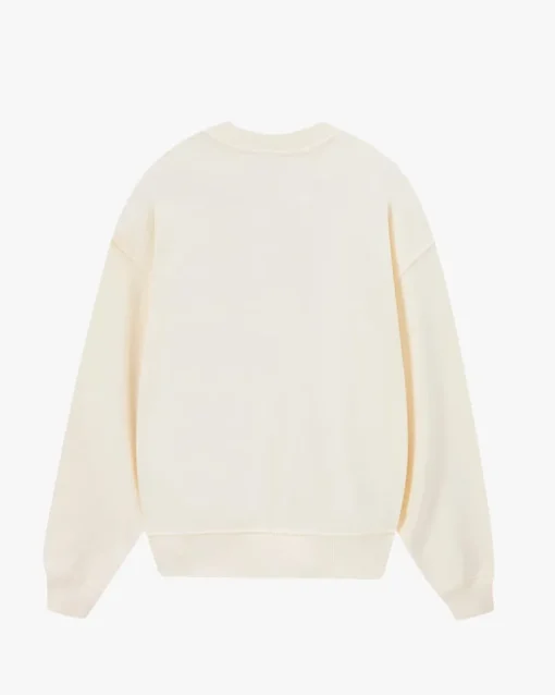 Sudadera Sin Capucha Blanco Crema