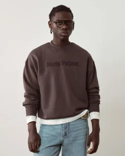 Sudadera Sin Capucha Brun Chocolate