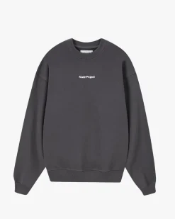 Sudadera sin Capucha Gris Oscuro