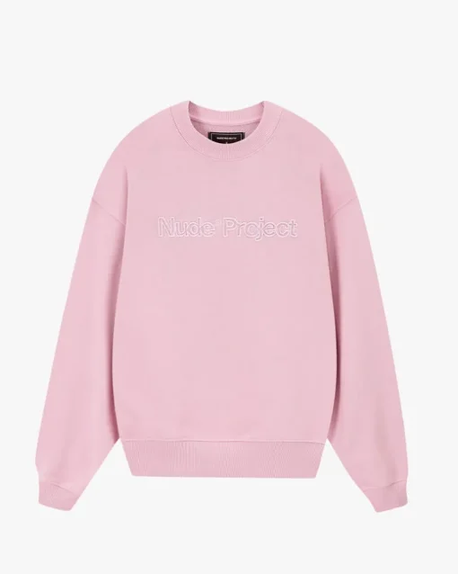 Sudadera Sin Capucha Rosa