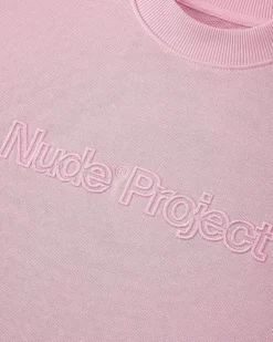 Sudadera Sin Capucha Rosa