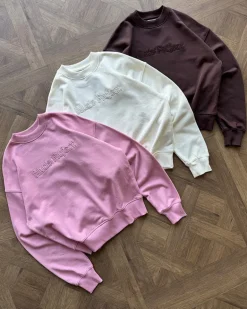 Sudadera Sin Capucha Rosa