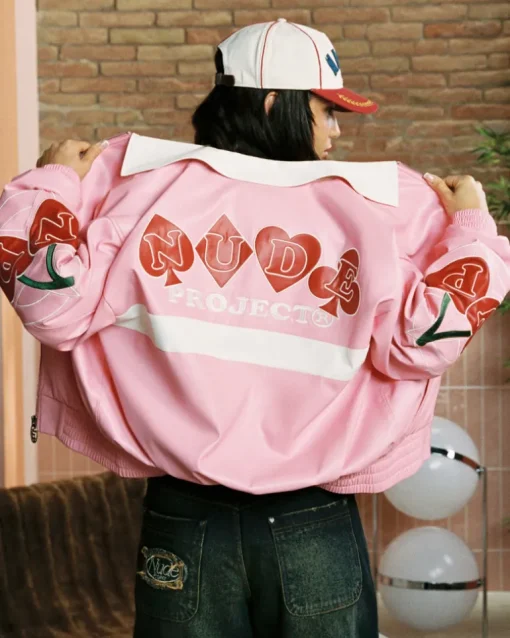 "The" Leather Jacket Rosa