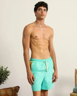 "The" Swimshorts Cyan